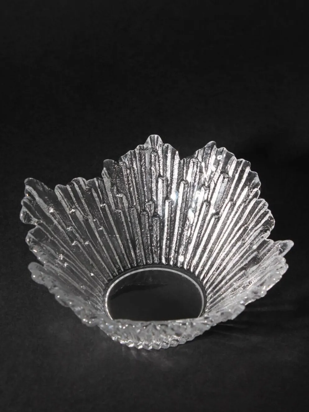 Bol en verre à glace "Revoltunet" de Tapio Wirkkala, années 1970, Finlande
