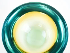 Bol en verre, verre de Murano, années 1970, fabriqué en Italie