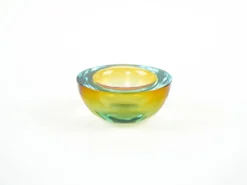 Bol en verre, verre de Murano, années 1970, fabriqué en Italie
