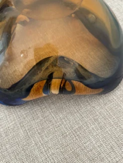 Bol, vide poche , cendrier Sommerso en verre de Murano