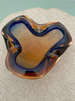 Bol, vide poche , cendrier Sommerso en verre de Murano