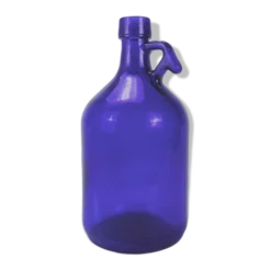 Bonbonne à anse bleu cobalt 3 litres