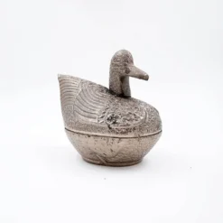 Boîte à bétel birmane en forme de canard, années 1950