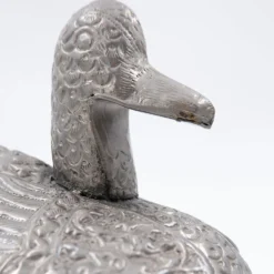 Boîte à bétel birmane en forme de canard, années 1950