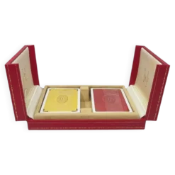 Boîte de cartes à jouer Cartier des années 1970 — collection vintage de luxe français