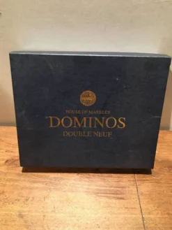 Boîte de dominos double 9 "house of marbles"