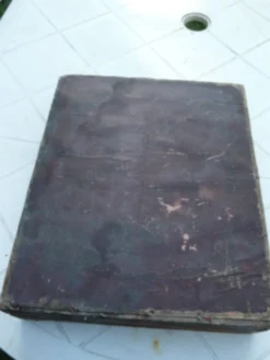 Boîte de jeu nain jaune atlas vintage 1920 avec pions