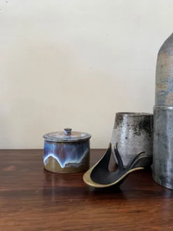 Boîte vide poche en céramique normande manufacture C.Turgi France