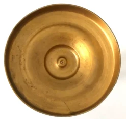 Bougeoir ancien laiton doré