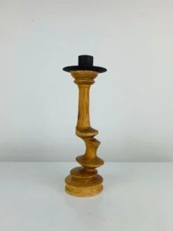 Bougeoir bois vintage
