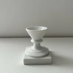 Bougeoir classique en porcelaine