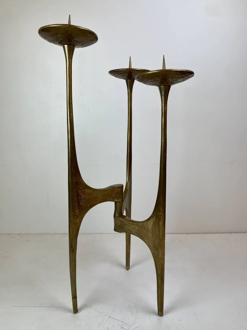 Bougeoir de sol brutaliste de Michael Harjes, Allemagne, 1960