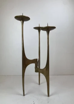 Bougeoir de sol brutaliste de Michael Harjes, Allemagne, 1960