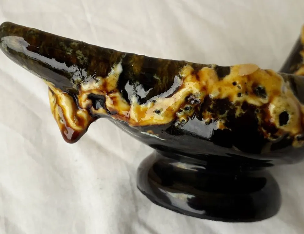 Bougeoir en céramique Vallauris