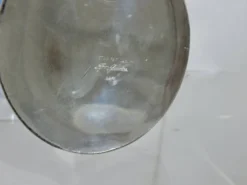 Bougeoir " Jean Goardere " en étain et verre 1970
