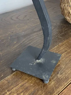 Bougeoir moderniste en fer forgé