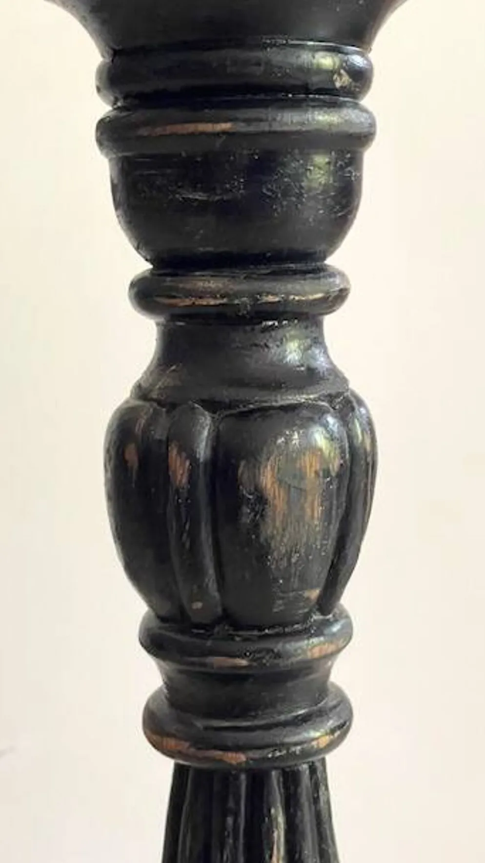 BOUGEOIR Pique-Cierge 65cm Chêne massif