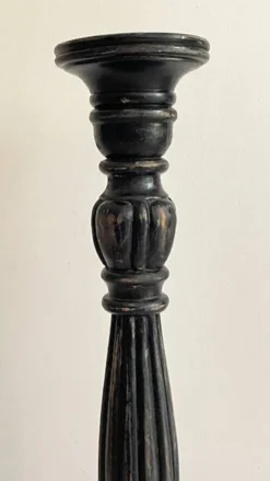 BOUGEOIR Pique-Cierge 65cm Chêne massif