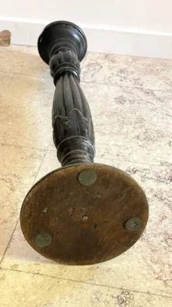 BOUGEOIR Pique-Cierge 65cm Chêne massif