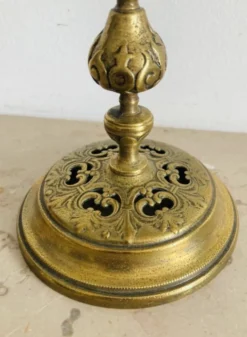 Bougeoir époque XIXe en bronze doré