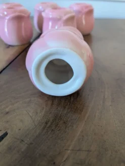 Bougeoirs boutons de roses