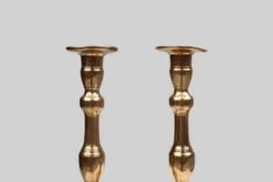 Bougeoirs français en bronze, années 1890, ensemble de 2