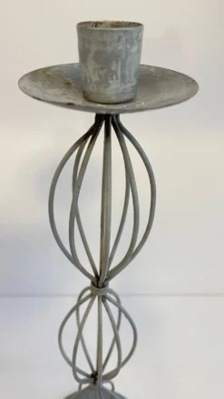 Bougeoirs géométriques metal
