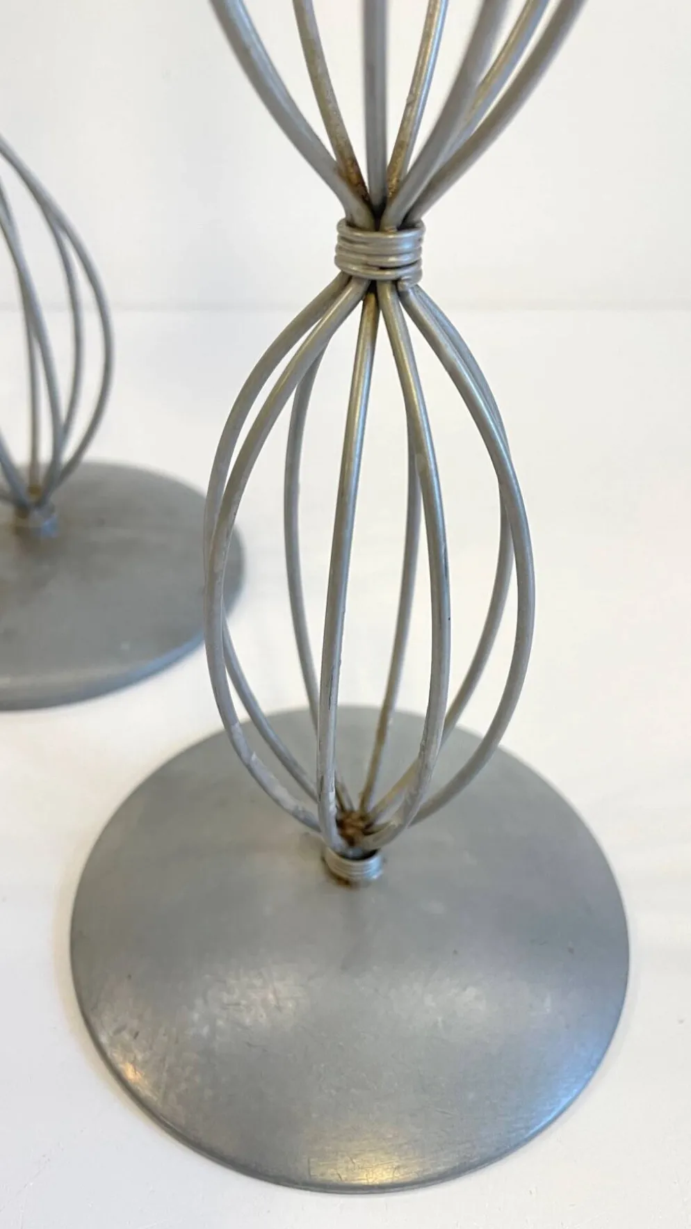 Bougeoirs géométriques metal