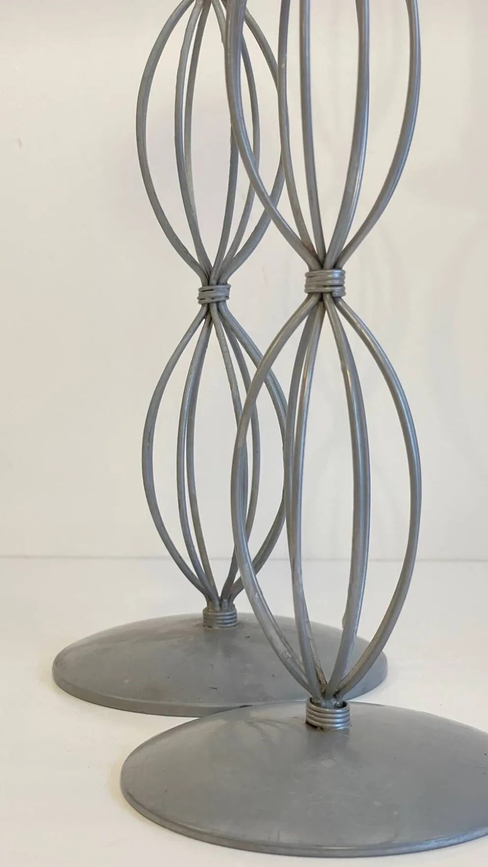 Bougeoirs géométriques metal
