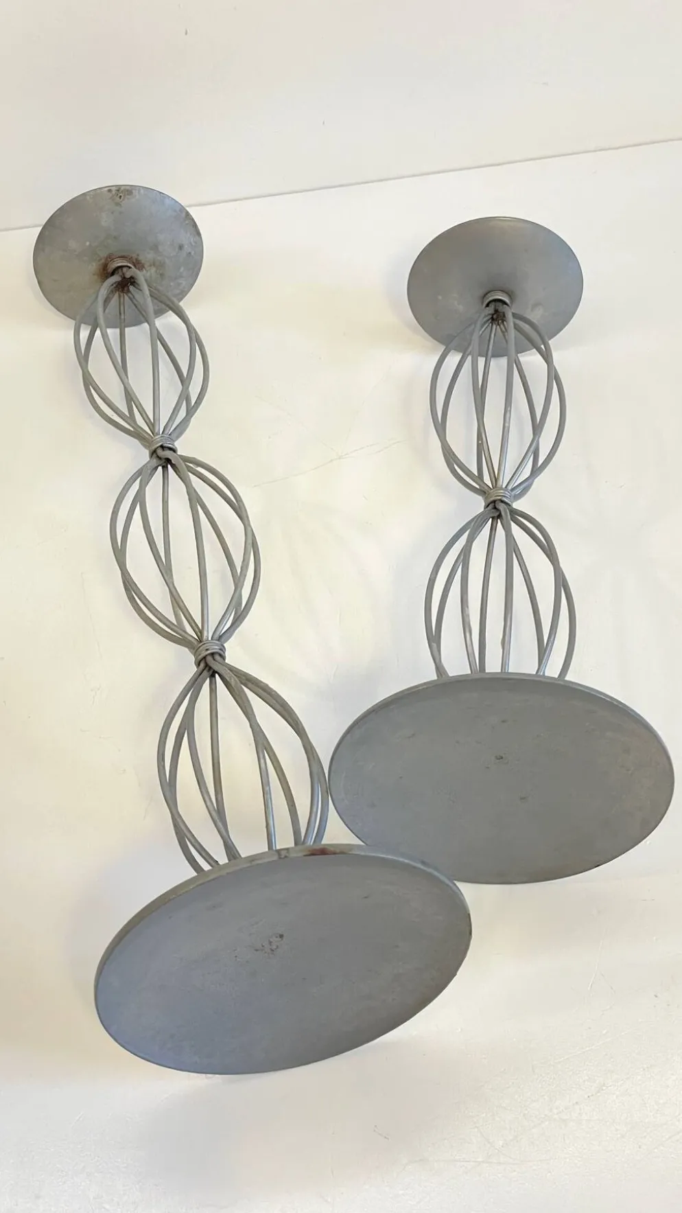 Bougeoirs géométriques metal