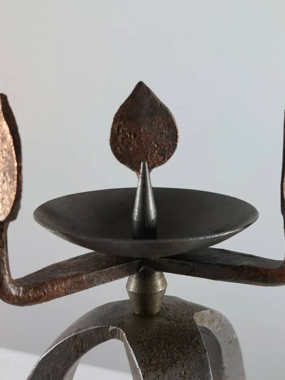Bougeoir vintage artisanal unique des années 50.