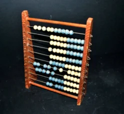 Boulier d’écolier en bois, 1960-70