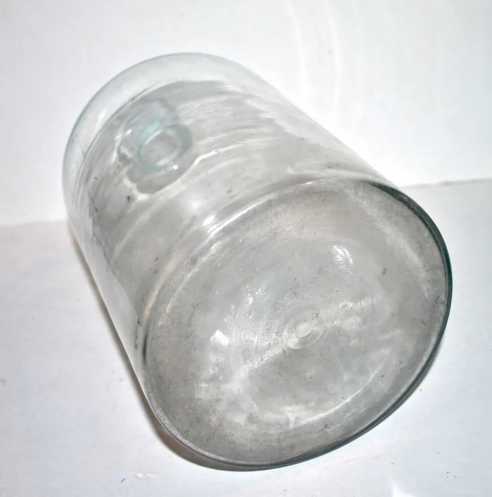 Bouteille d'apothicaire - bonbonne ancienne en verre soufflé bleuté Pharmacie