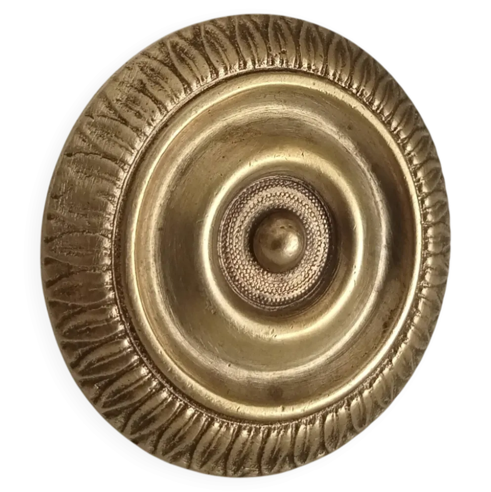 Bouton de meuble ancien Empire en bronze XIXeme