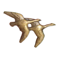 Bouton de porte dorés rétro Cygnes