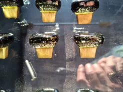 Boutons de meuble en verre pressé ( lot de 15)