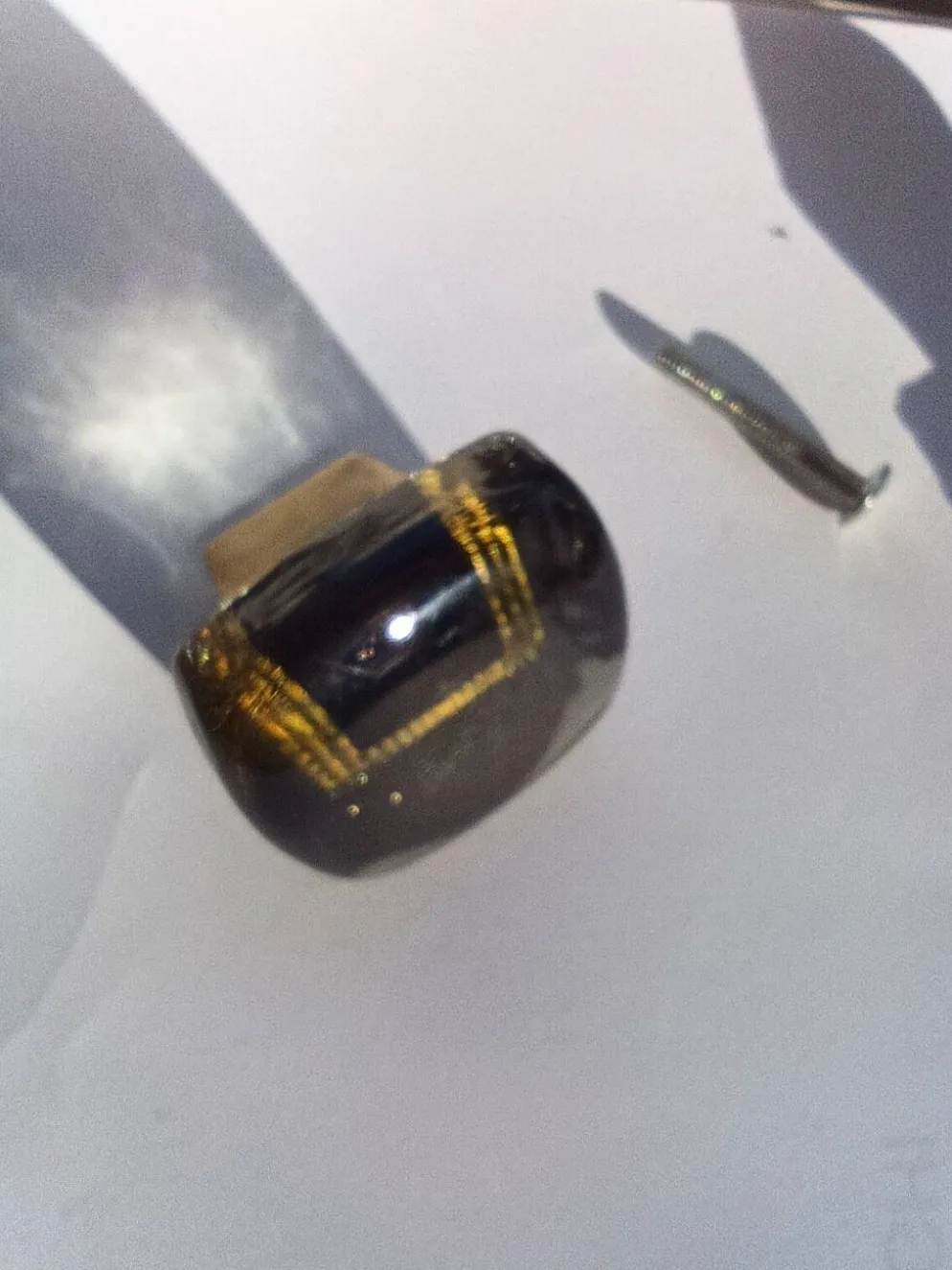 Boutons de meuble en verre pressé ( lot de 15)