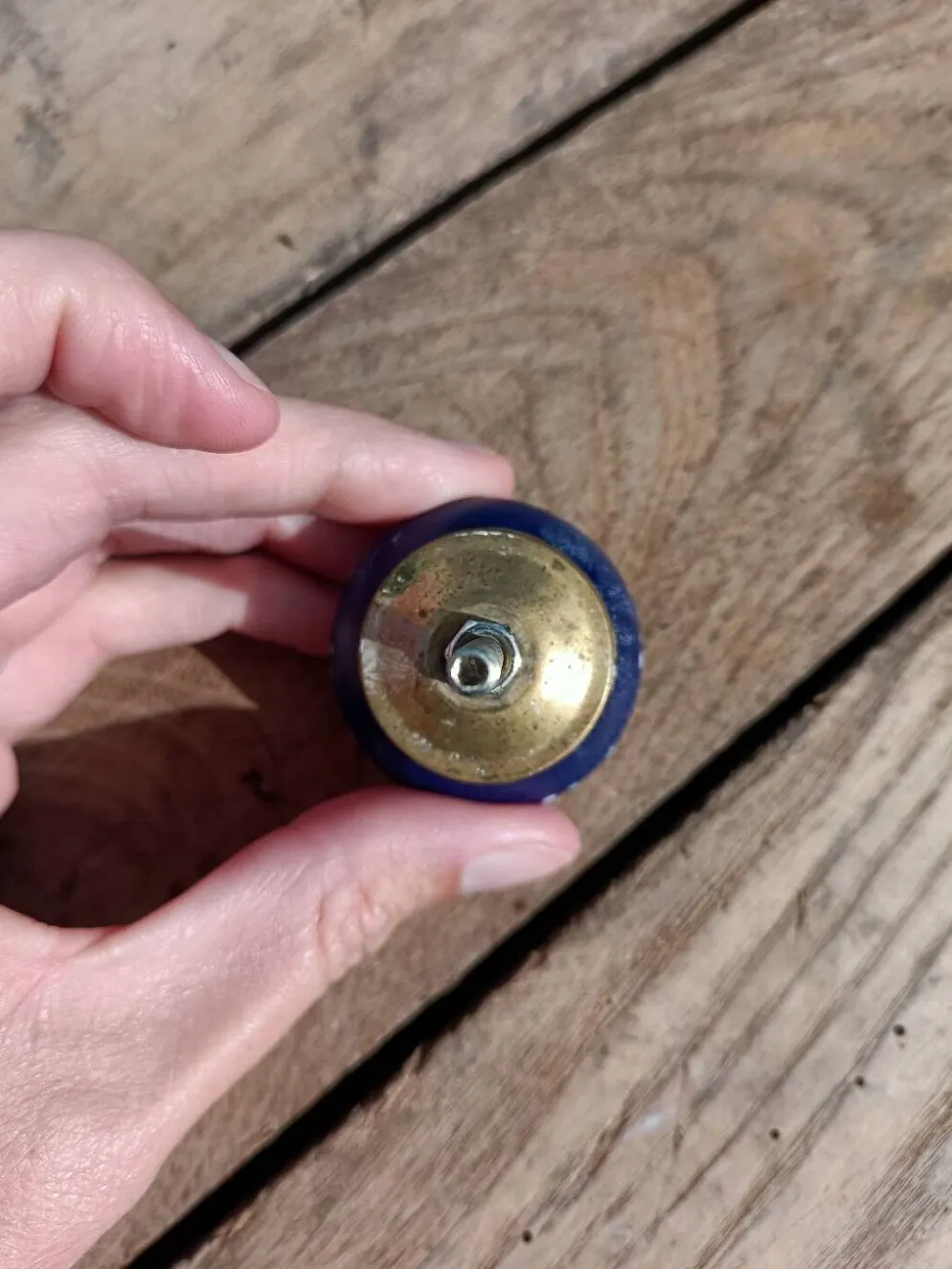 Boutons de porte en gré Véritable