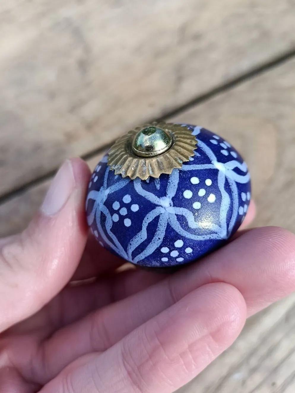 Boutons de porte en gré Véritable