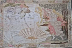 Broderie de soie de sandro botticelli « la naissance de vénus », 1930