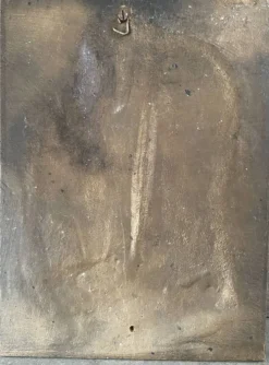 Bronze bas-relief de la Vierge