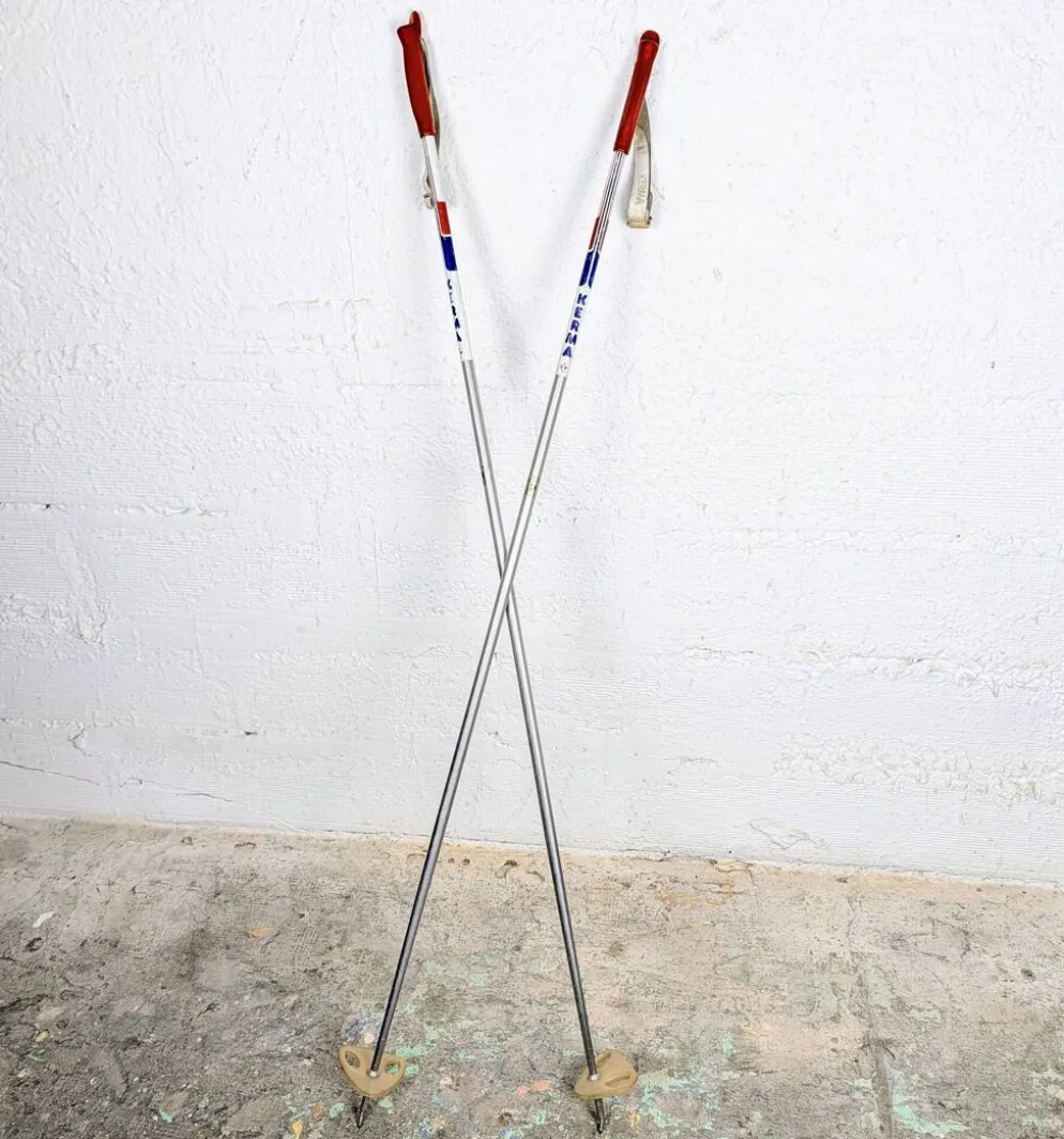 Bâtons de ski vintage
