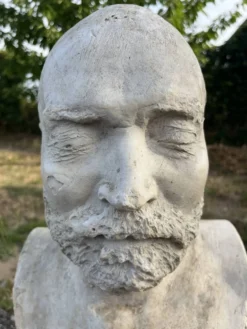 Buste ancien en plâtre, début XXeme
