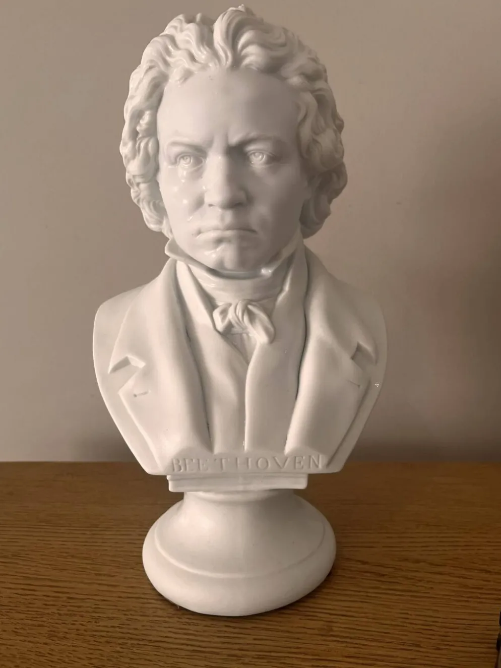 Buste Beethoven en porcelaine
