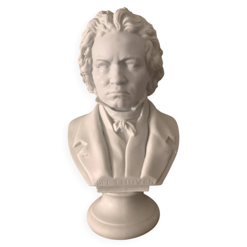 Buste Beethoven en porcelaine