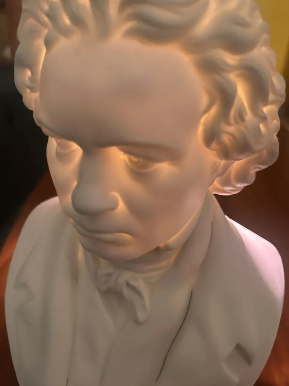 Buste Beethoven en porcelaine
