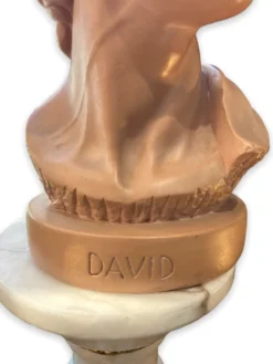 Buste David en plâtre