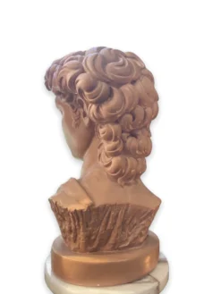 Buste David en plâtre