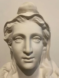 Buste de Marianne en plâtre modèle Mauger