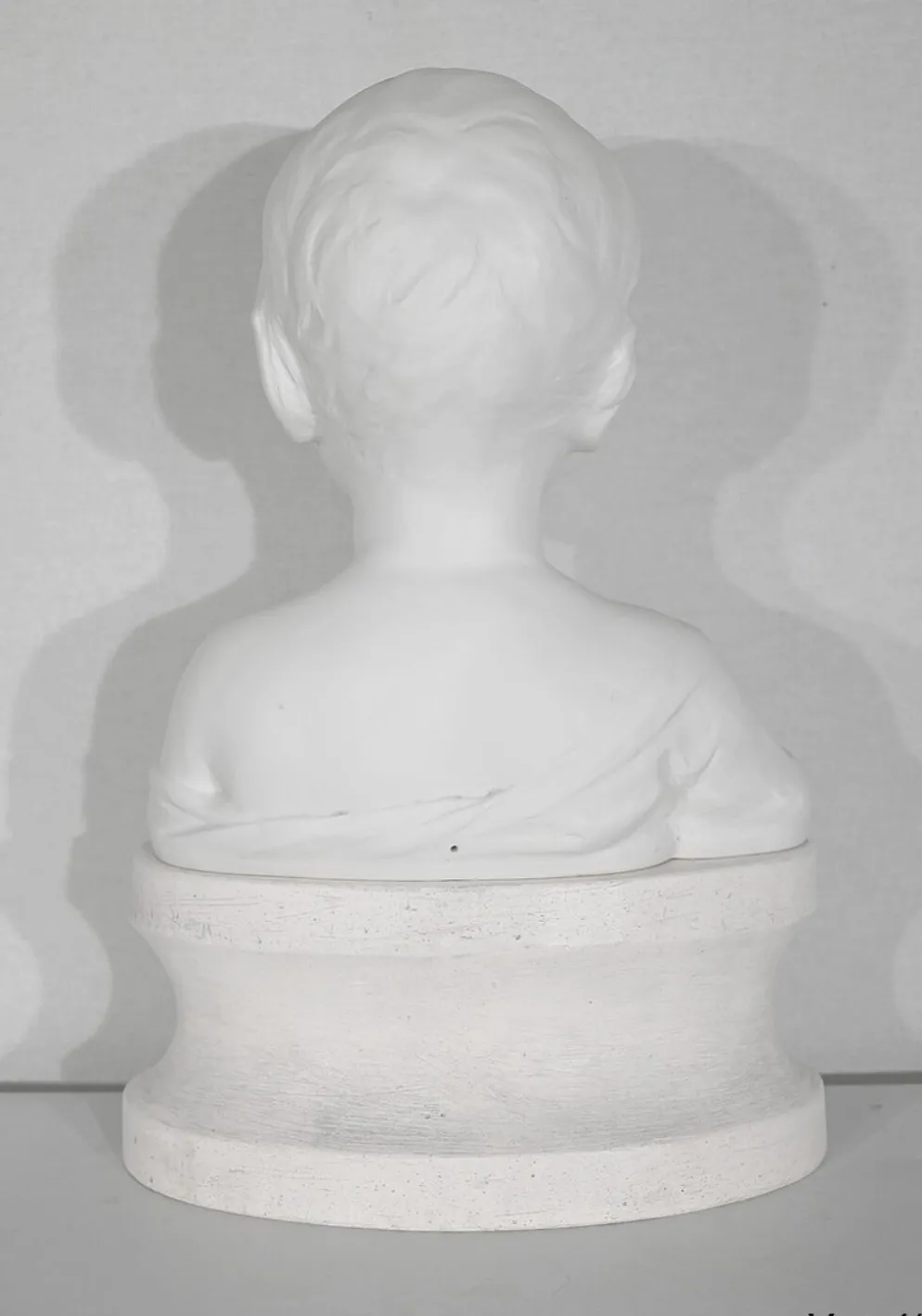 Buste d’enfant en biscuit de limoges – début xxe